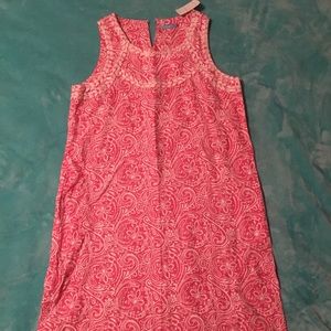 J McLaughlin Coral pink/white two toned dress